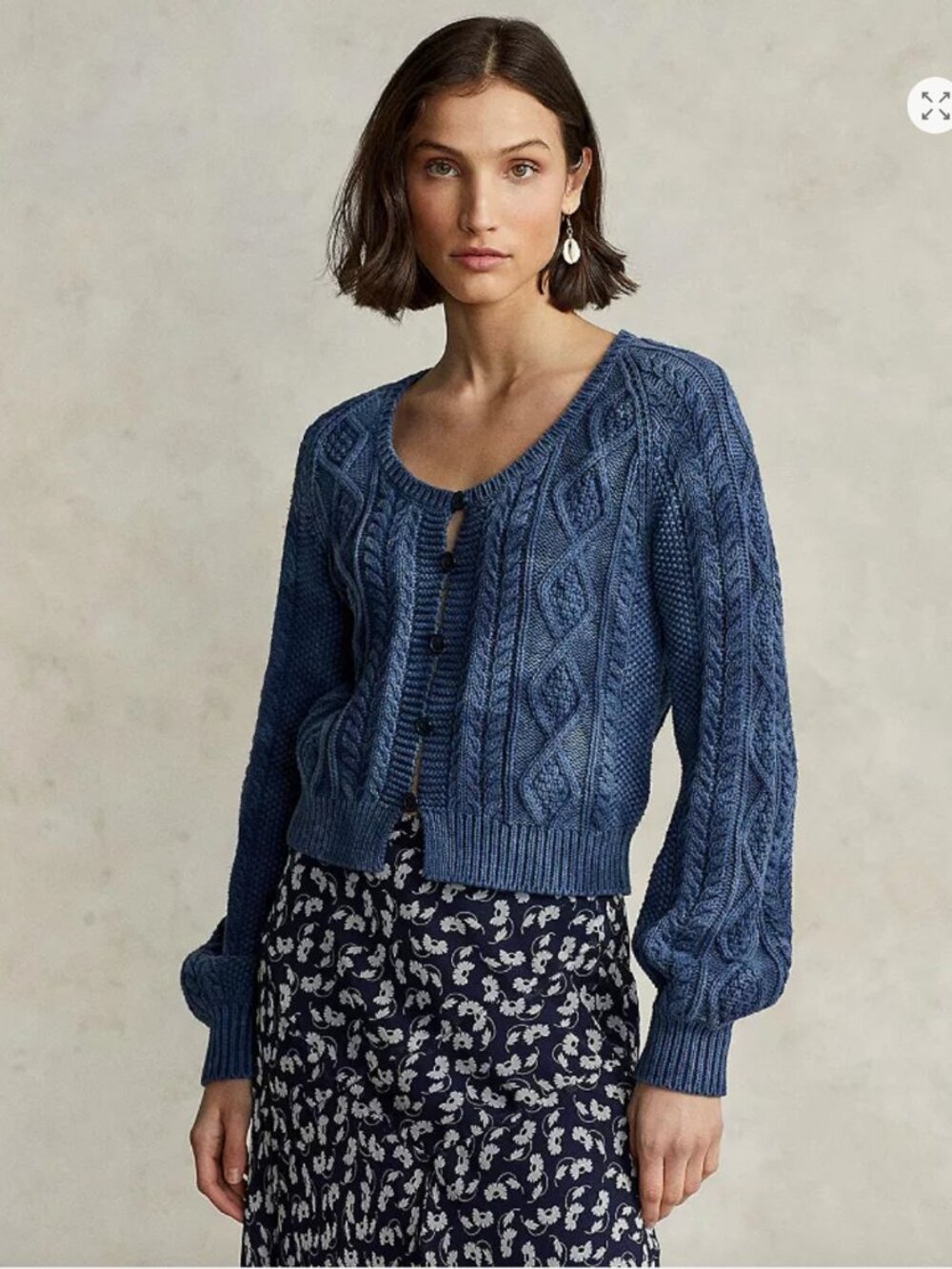 Polo Ralph Lauren Scoop Neck Cardigan Sweater